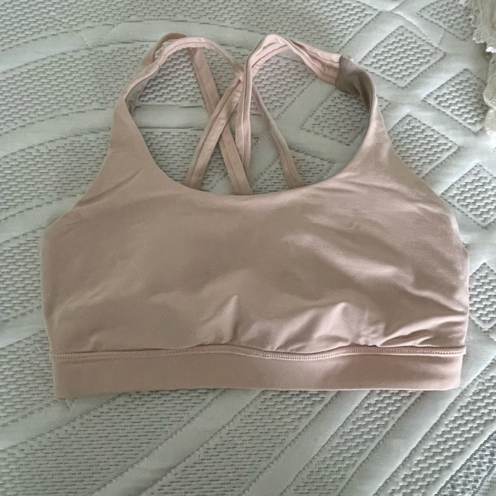 Lululemon Energy Bra in Light Pink